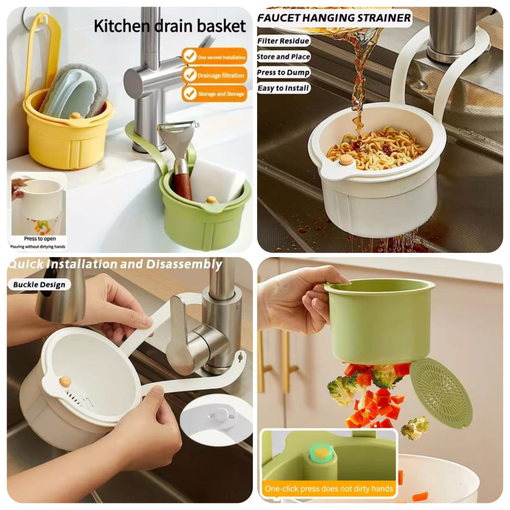 2-in-1 Sink Drain Basket
