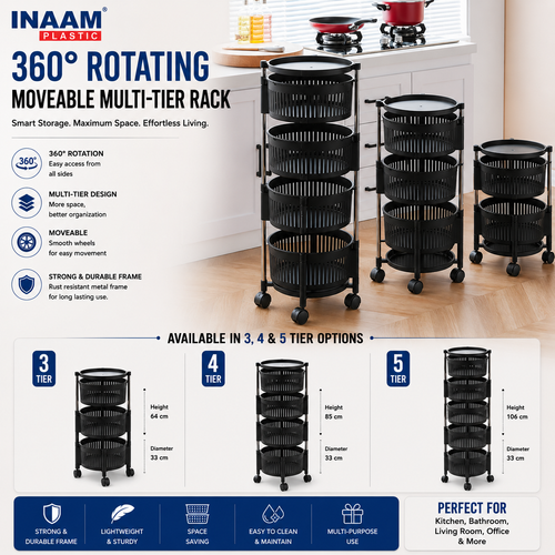 Multi-Tier Rotating Rack