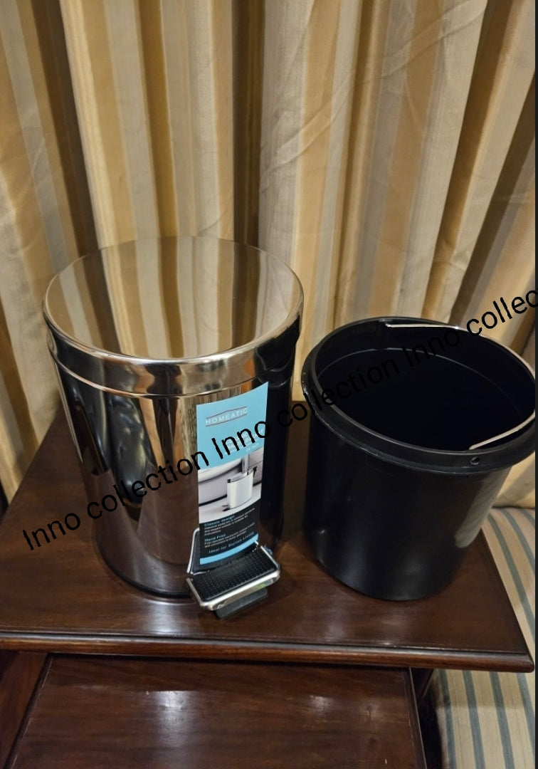 Stainless Steel Pedal Dustbin – 5L ,7L ,12L 20L (Soft Close Lid)