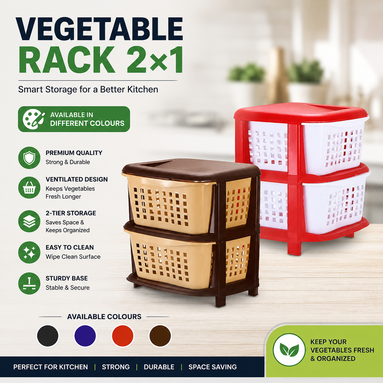 Vegetable Rack 2×1