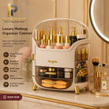 Luxury Dustproof Makeup Organizer Cabinet with Drawers – Cosmetic, Skincare & Perfume Storage Box