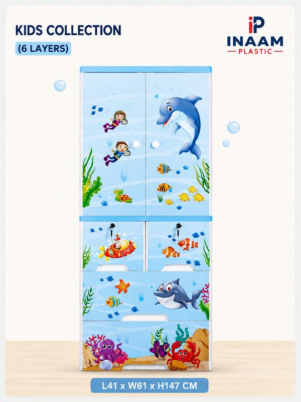 Ocean Blue Kids Wardrobe – 6 Layers 🌊