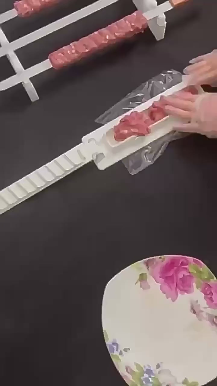Reusable Manual BBQ Skewer Maker | Food Grade Seekh Kabab Press Mould