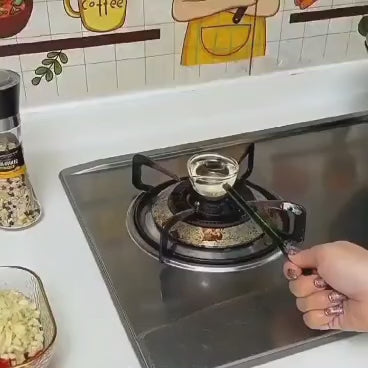 Heat-Resistant Glass Tarka Spoon