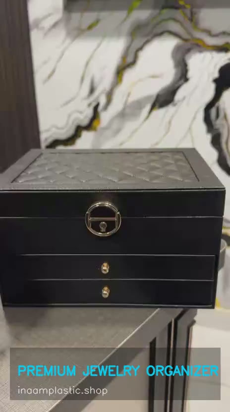Luxury Jewelry Organizer Box – Multi Layer Storage