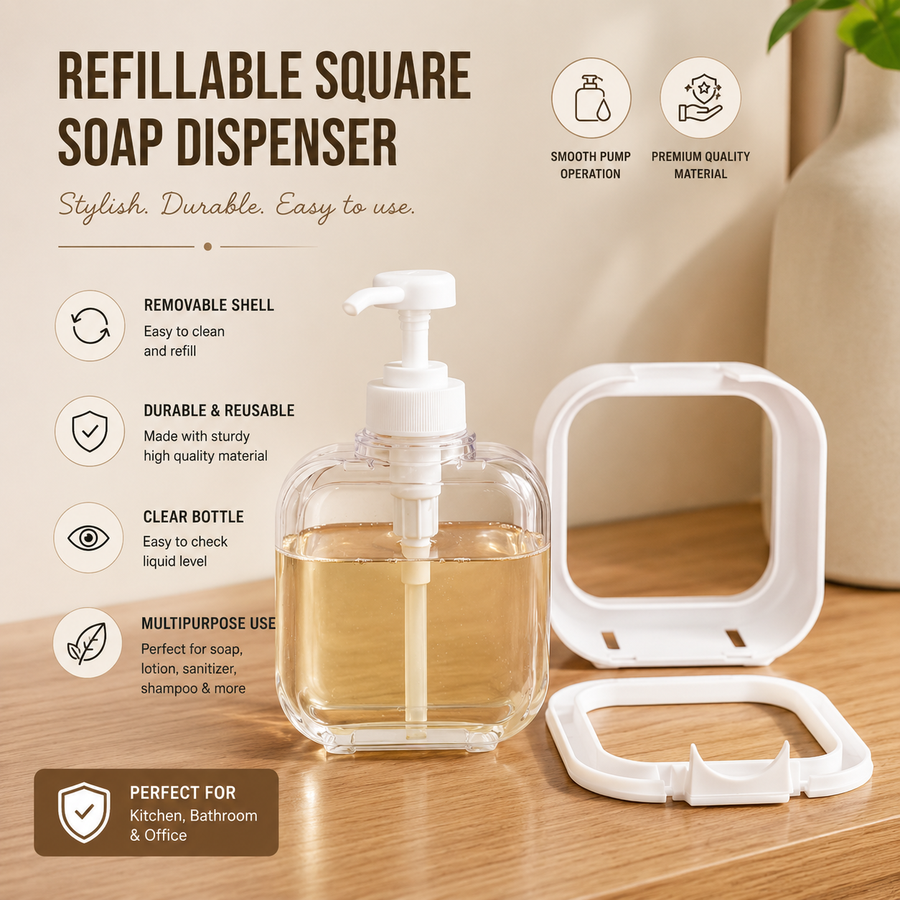 Refillable Soap Dispenser Bottle